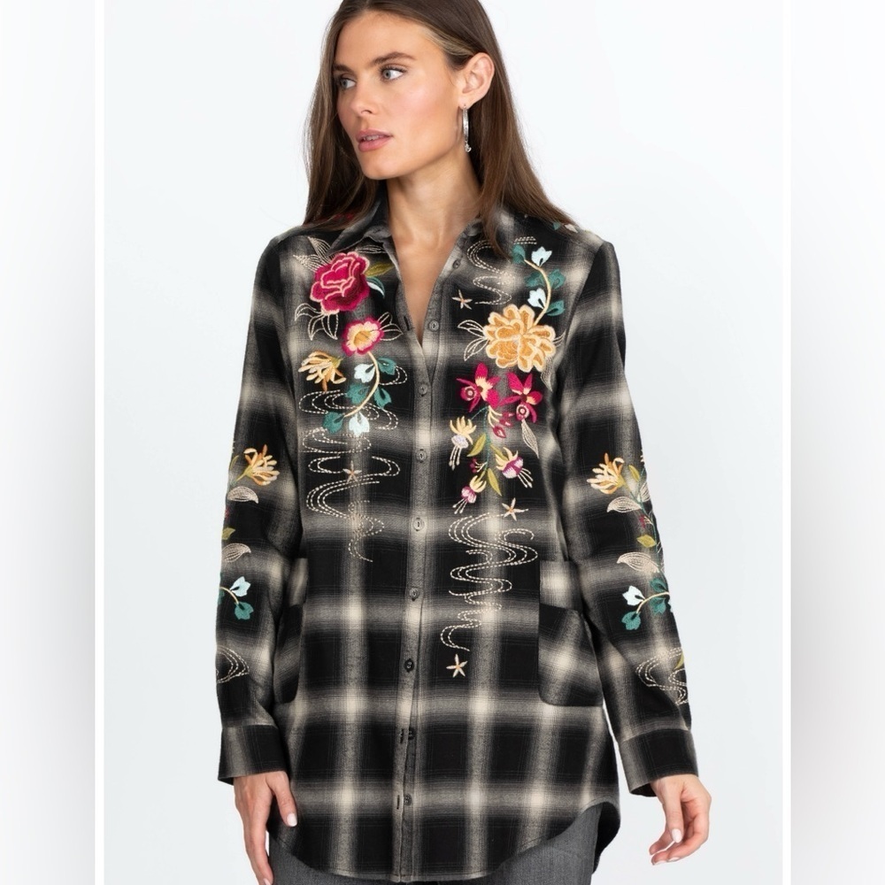 Johnny Was Lani Painters Smock Tunic Retails 260.00